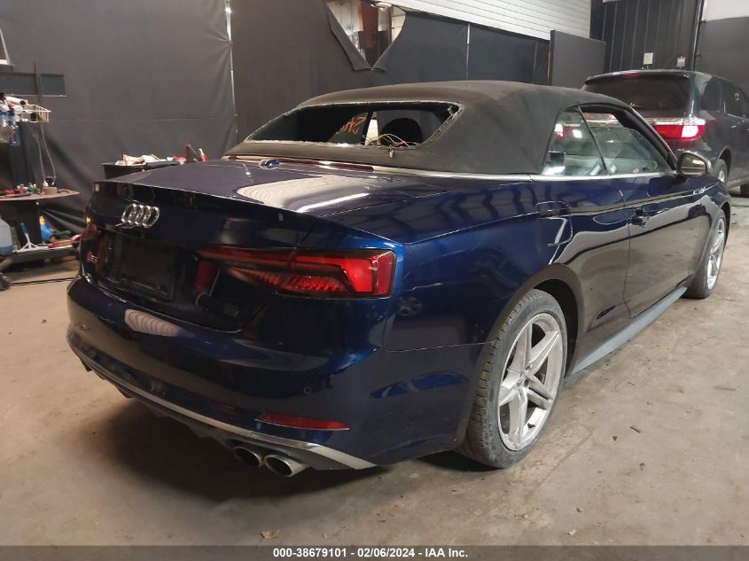 2018 Audi S5 3.0T Premium Plus VIN: WAU24GF59JN017857 Lot: 38679101