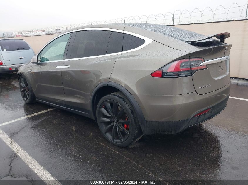 2016 Tesla Model X 75D/P100D/P90D VIN: 5YJXCBE41GF001246 Lot: 38679161