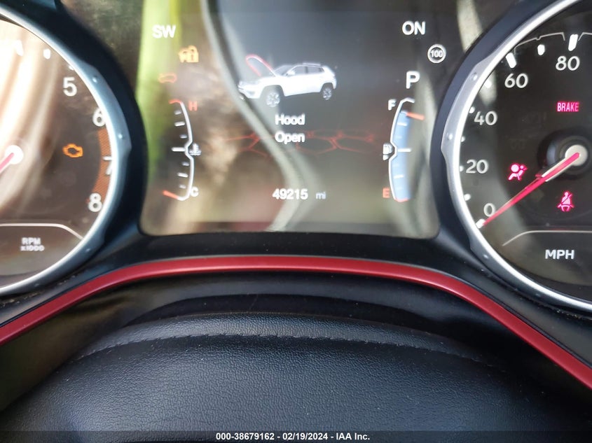 VIN 3C4NJDDB9MT523824 2021 JEEP COMPASS TRAILHAWK 4X4
