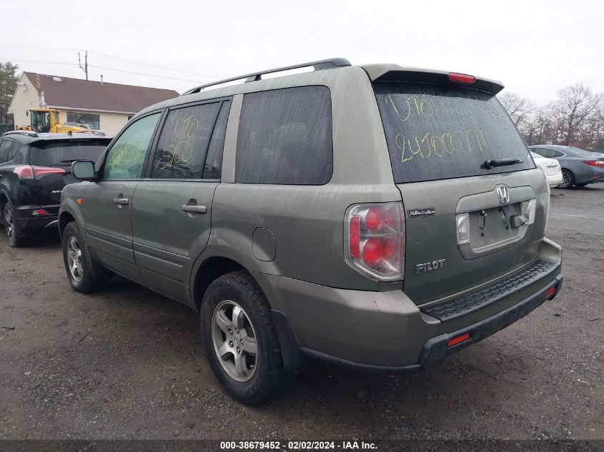 2007 Honda Pilot Ex-L VIN: 5FNYF28737B019412 Lot: 38679452