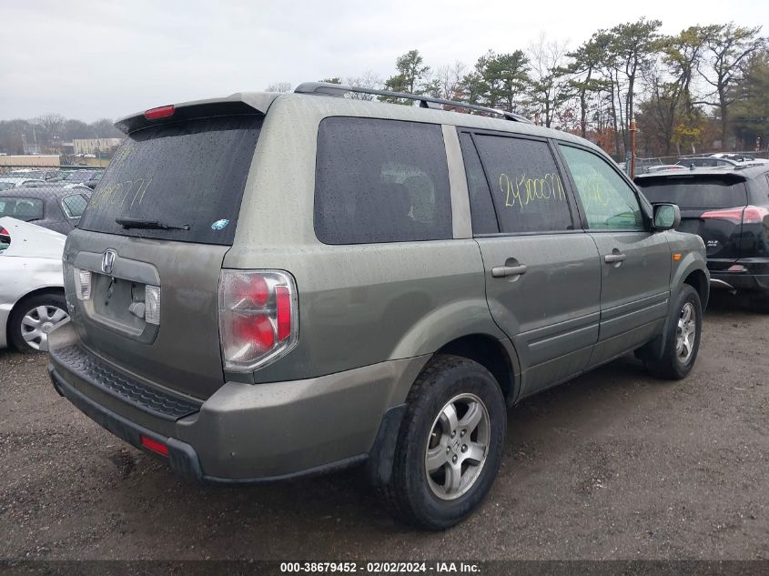 2007 Honda Pilot Ex-L VIN: 5FNYF28737B019412 Lot: 38679452