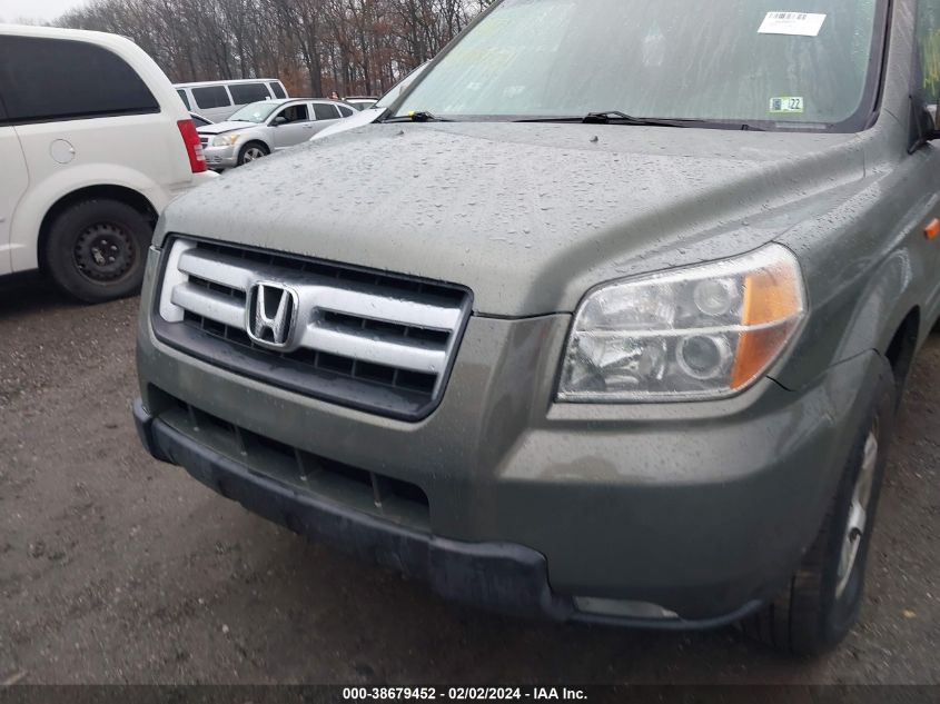 2007 Honda Pilot Ex-L VIN: 5FNYF28737B019412 Lot: 38679452