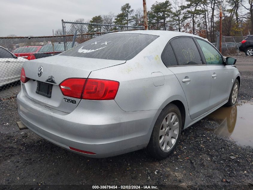 2011 Volkswagen Jetta 2.0L S VIN: 3VW2K7AJ9BM308221 Lot: 38679454