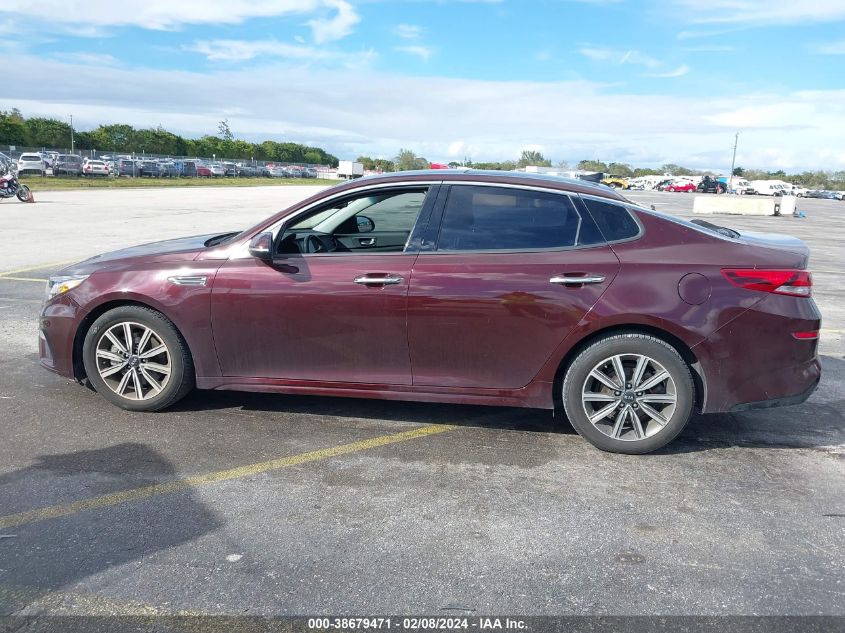 2019 Kia Optima Ex VIN: 5XXGU4L13KG290671 Lot: 38679471