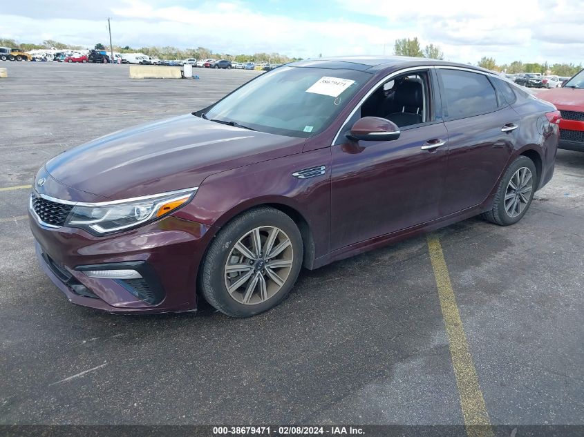 2019 Kia Optima Ex VIN: 5XXGU4L13KG290671 Lot: 38679471