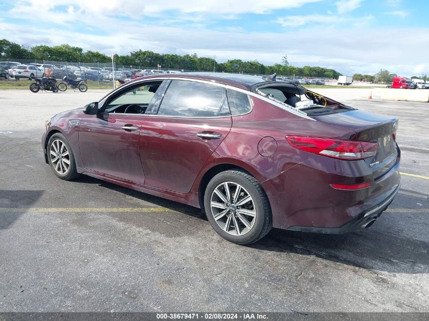 2019 Kia Optima Ex VIN: 5XXGU4L13KG290671 Lot: 38679471