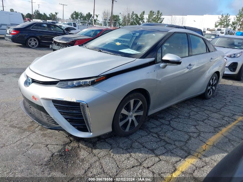 2017 TOYOTA MIRAI VIN: JTDBVRBD0HA001931