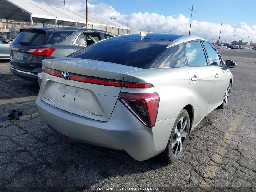 2017 TOYOTA MIRAI VIN: JTDBVRBD0HA001931