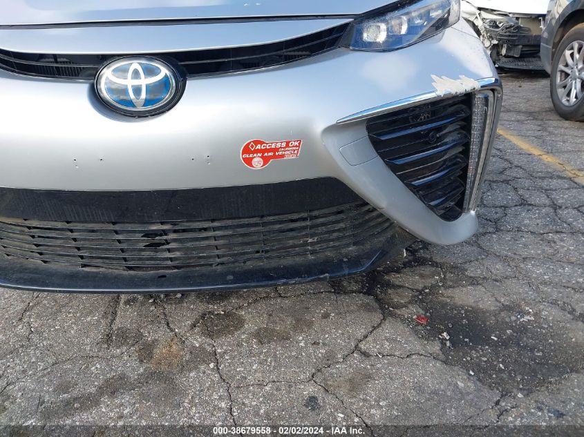 2017 TOYOTA MIRAI VIN: JTDBVRBD0HA001931
