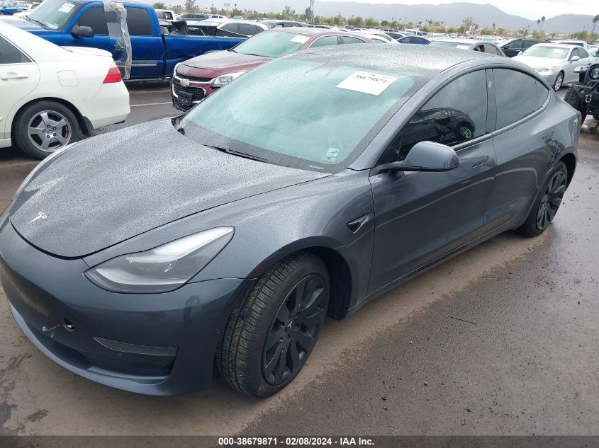 VIN 5YJ3E1EB6MF995325 2021 Tesla Model 3, Long Rang... no.2