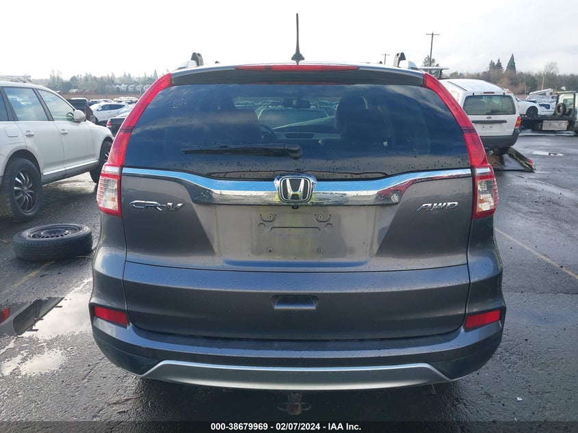 2016 HONDA CR-V EXL - 2HKRM4H71GH617005