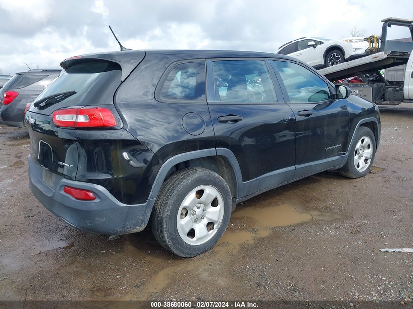 VIN 1C4PJLAB9HW540923 2017 JEEP CHEROKEE SPORT