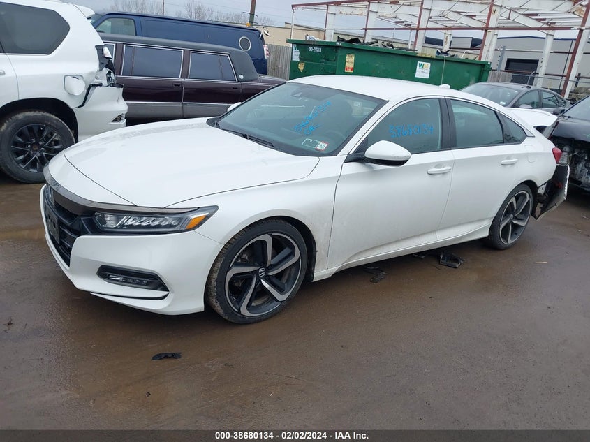 VIN 1HGCV1F33KA149197 2019 HONDA ACCORD SPORT