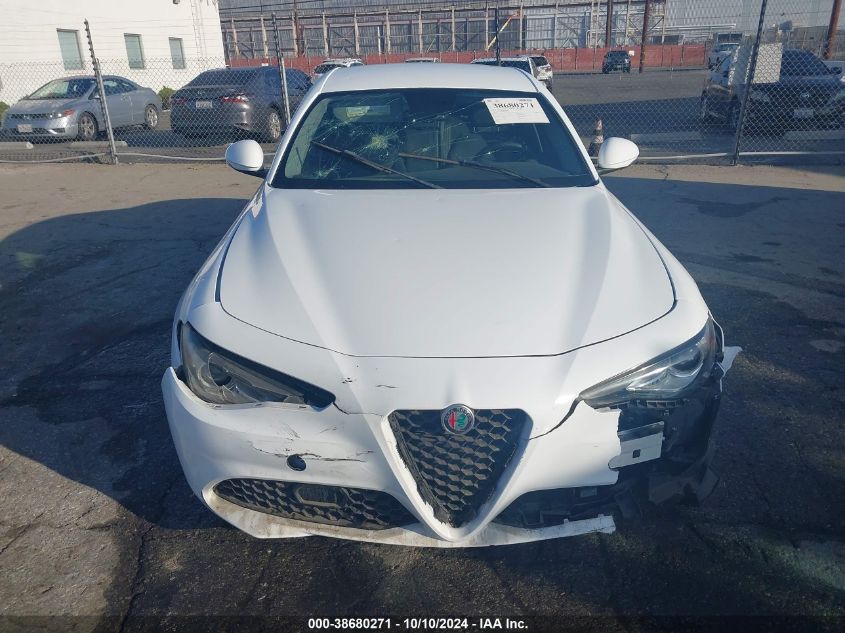 2019 Alfa Romeo Giulia Rwd VIN: ZARFAMAN5K7598823 Lot: 38680271