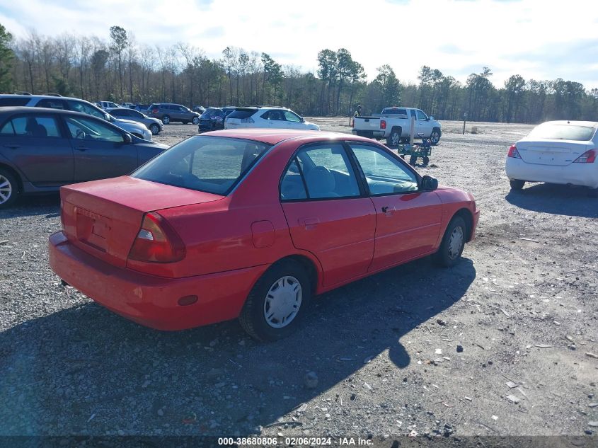 1999 Mitsubishi Mirage De VIN: JA3AY26A9XU049840 Lot: 38680806