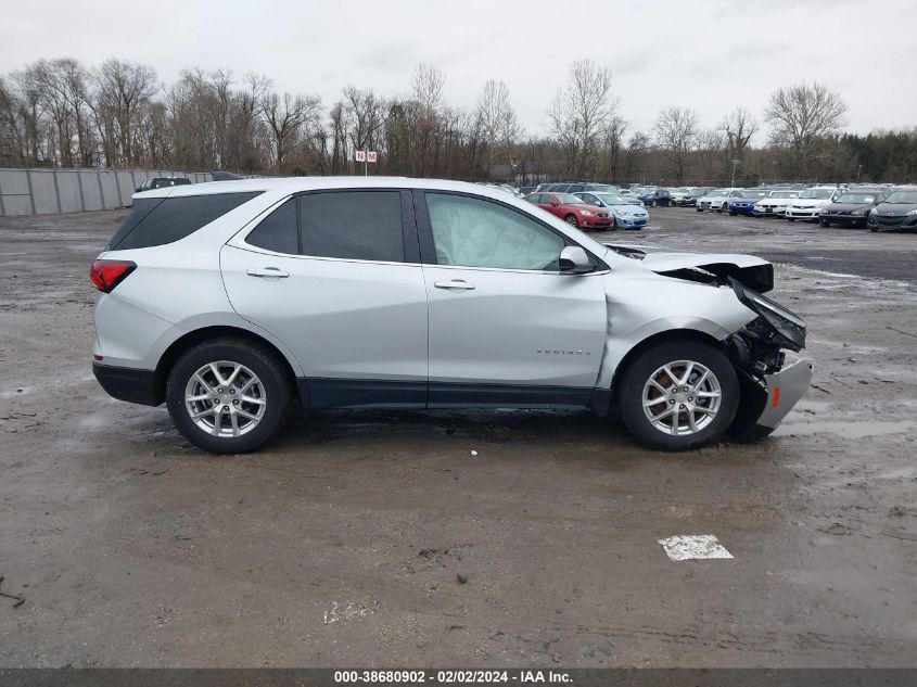 2022 Chevrolet Equinox Lt VIN: 2GNAXJEVXN6140802 Lot: 49550444