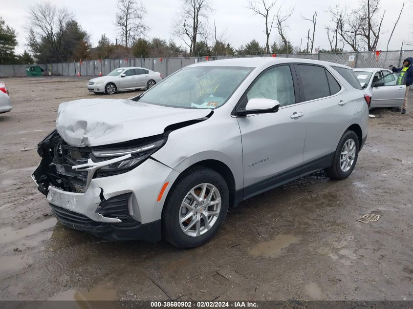 2022 Chevrolet Equinox Lt VIN: 2GNAXJEVXN6140802 Lot: 49550444