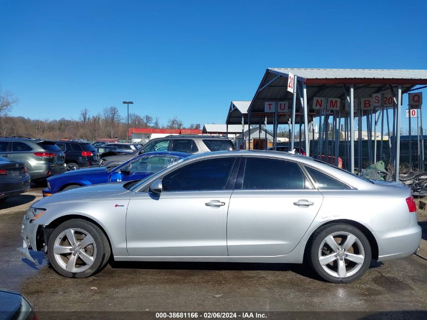 2012 Audi A6 3.0 Premium VIN: WAUGGAFC1CN039072 Lot: 38681166