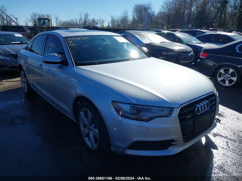 2012 Audi A6 3.0 Premium VIN: WAUGGAFC1CN039072 Lot: 38681166