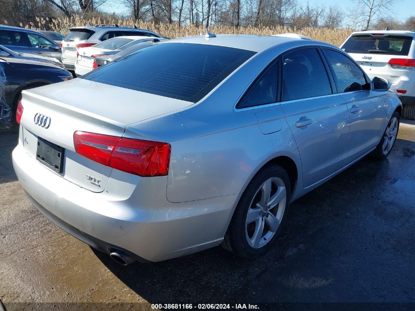 2012 Audi A6 3.0 Premium VIN: WAUGGAFC1CN039072 Lot: 38681166