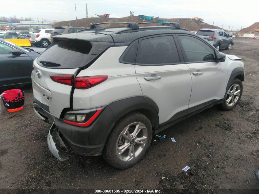 2022 Hyundai Kona Sel VIN: KM8K62AB9NU920157 Lot: 38681585