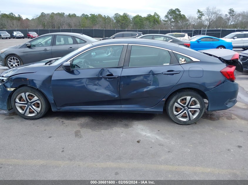 2016 HONDA CIVIC LX - 19XFC2F56GE039371