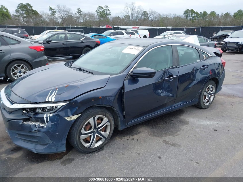 2016 HONDA CIVIC LX - 19XFC2F56GE039371