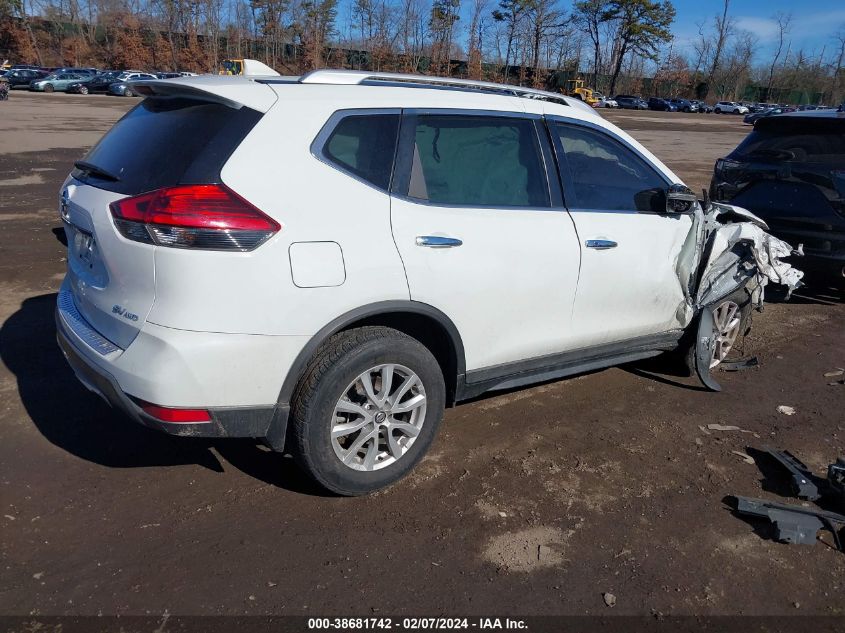 2017 Nissan Rogue Sv VIN: KNMAT2MV4HP603100 Lot: 38681742