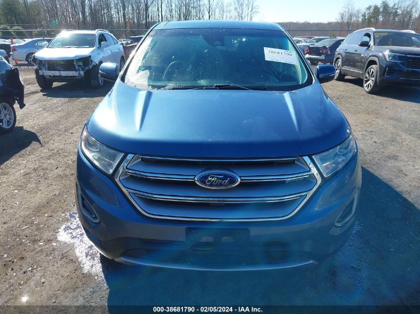 2018 Ford Edge Sel VIN: 2FMPK4J92JBB88836 Lot: 38681790