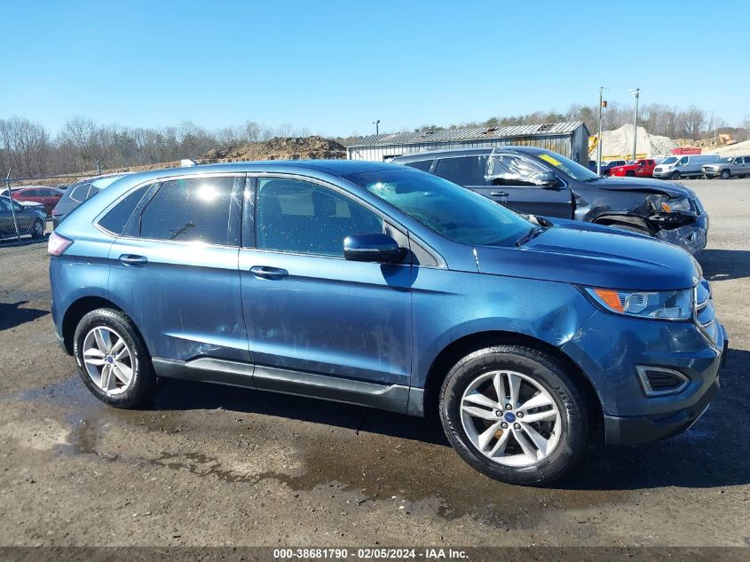 2018 Ford Edge Sel VIN: 2FMPK4J92JBB88836 Lot: 38681790