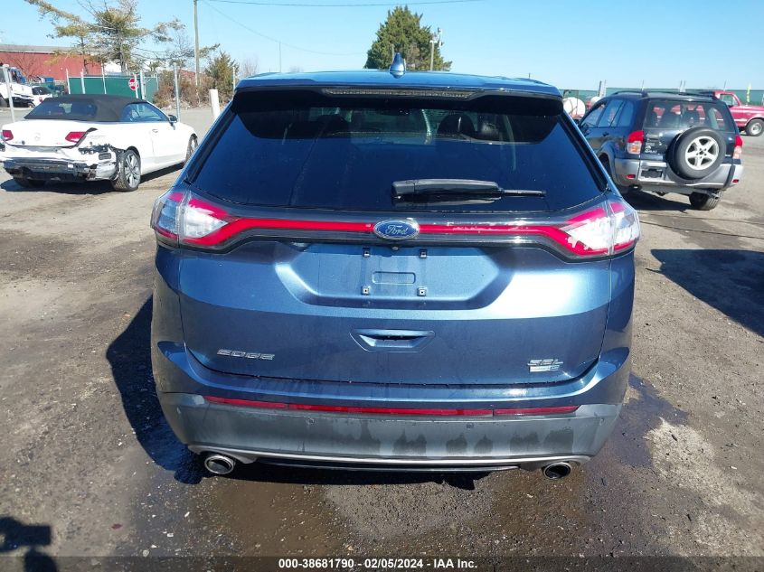 2018 Ford Edge Sel VIN: 2FMPK4J92JBB88836 Lot: 38681790