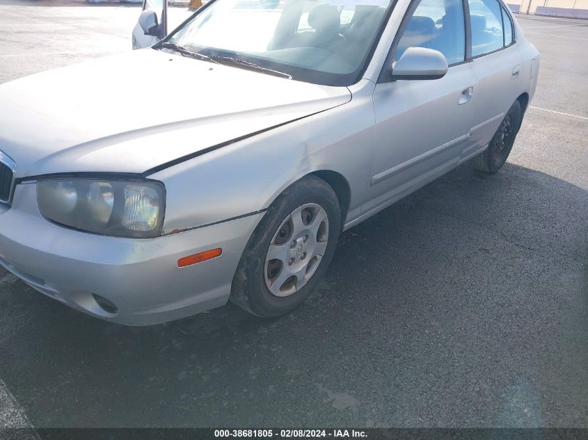 2001 Hyundai Elantra Gls VIN: KMHDN45D71U168827 Lot: 38681805