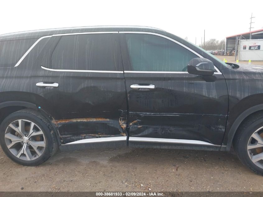 2022 Hyundai Palisade Sel VIN: KM8R44HE0NU381881 Lot: 38681933