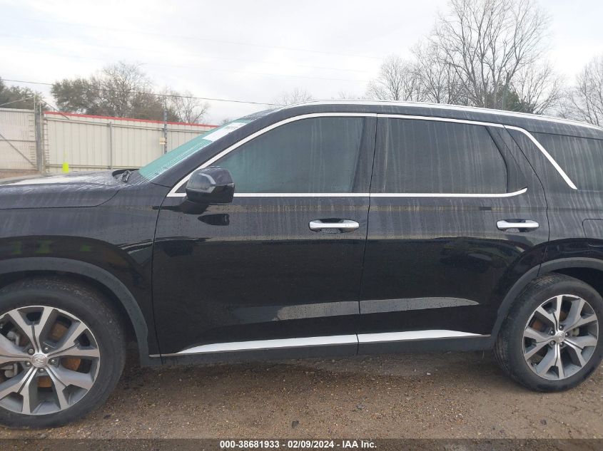 2022 Hyundai Palisade Sel VIN: KM8R44HE0NU381881 Lot: 38681933