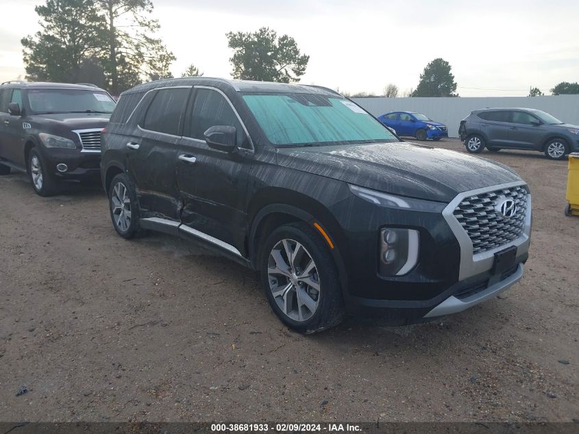 2022 Hyundai Palisade Sel VIN: KM8R44HE0NU381881 Lot: 38681933