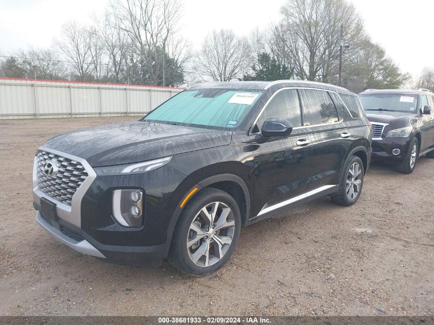 2022 Hyundai Palisade Sel VIN: KM8R44HE0NU381881 Lot: 38681933