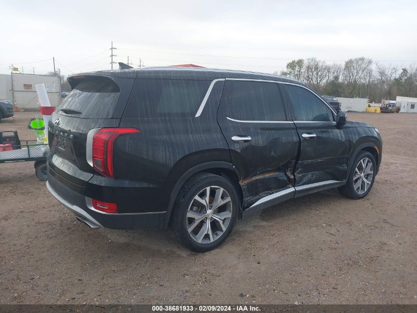 2022 Hyundai Palisade Sel VIN: KM8R44HE0NU381881 Lot: 38681933