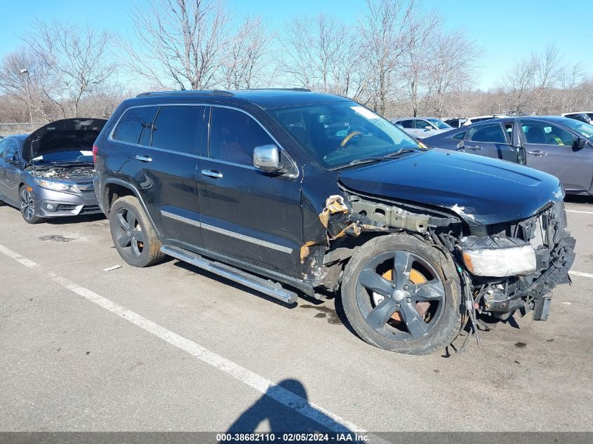 2013 Jeep Grand Cherokee Overland VIN: 1C4RJFCG9DC537082 Lot: 38682110