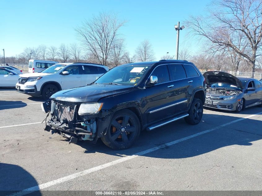 2013 Jeep Grand Cherokee Overland VIN: 1C4RJFCG9DC537082 Lot: 38682110