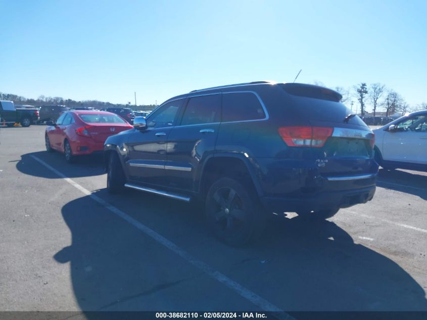 2013 Jeep Grand Cherokee Overland VIN: 1C4RJFCG9DC537082 Lot: 38682110