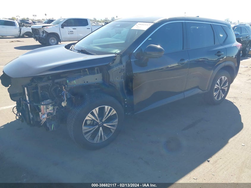 VIN 5N1AT3BA1MC727988 2021 NISSAN ROGUE SV FWD