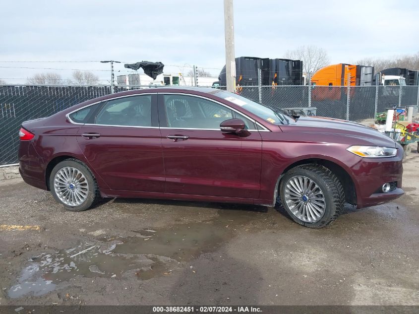 2013 FORD FUSION TITANIUM - 3FA6P0K9XDR102337