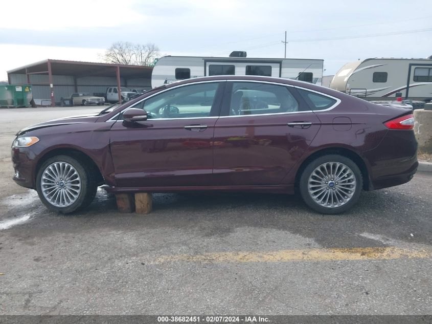 2013 FORD FUSION TITANIUM - 3FA6P0K9XDR102337