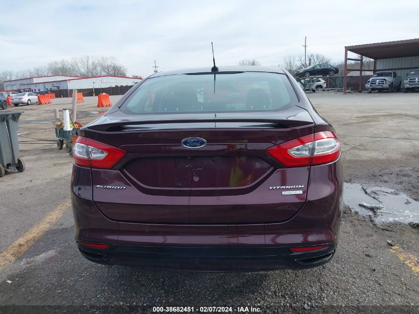 2013 FORD FUSION TITANIUM - 3FA6P0K9XDR102337