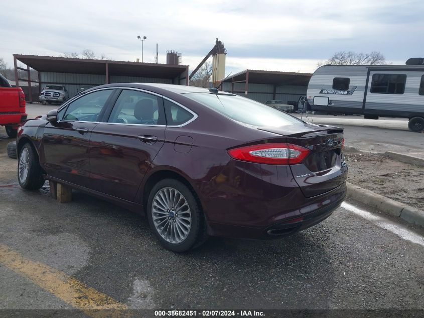 2013 FORD FUSION TITANIUM - 3FA6P0K9XDR102337