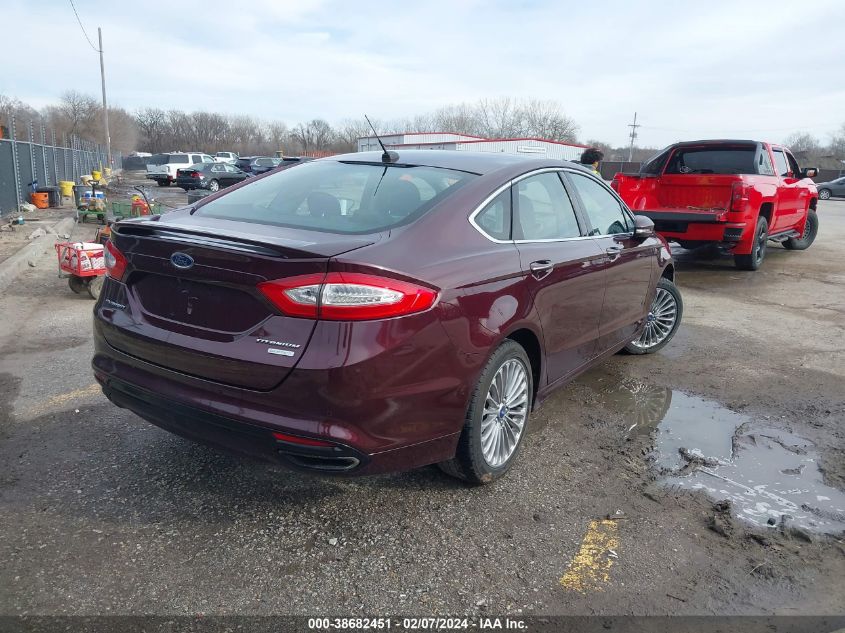 2013 FORD FUSION TITANIUM - 3FA6P0K9XDR102337