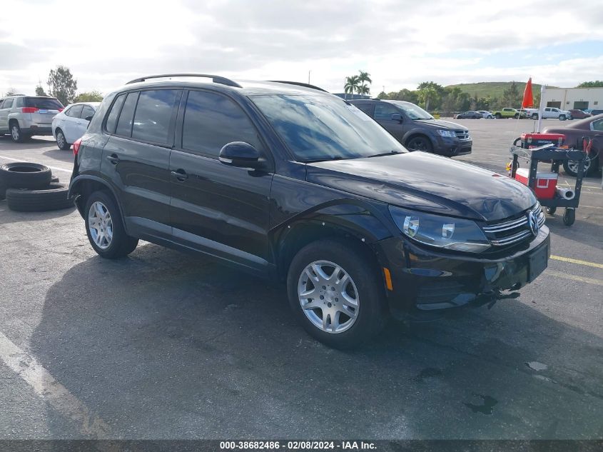 2016 VOLKSWAGEN TIGUAN S/SE/SEL/R-LINE - WVGAV7AXXGW530506