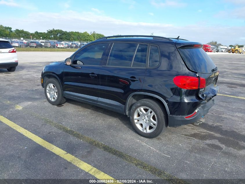 2016 VOLKSWAGEN TIGUAN S/SE/SEL/R-LINE - WVGAV7AXXGW530506