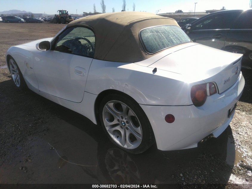 2003 BMW Z4 3.0I VIN: 4USBT534X3LU06120 Lot: 38682703