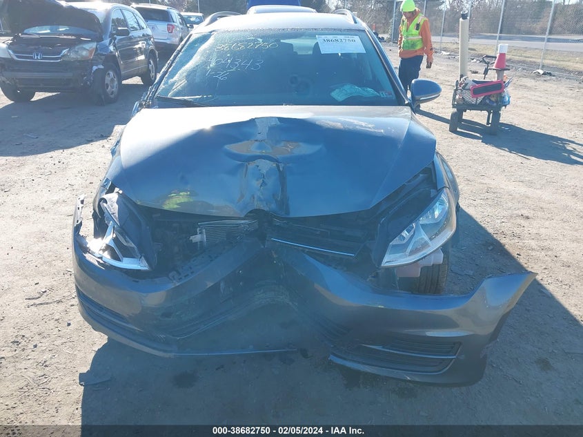 2016 VOLKSWAGEN GOLF SPORTWAGEN TSI S 4-DOOR - 3VWC17AU0GM516920